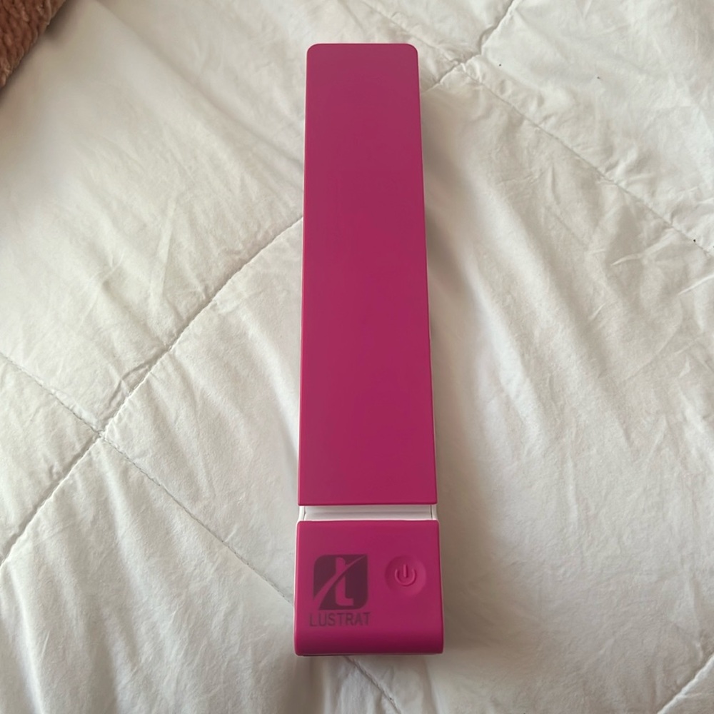 Pink book light desk lamp table light